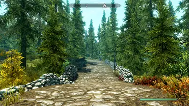 The road between Whiterun and Rorikstead