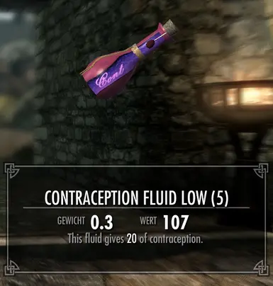 Contraception fluid