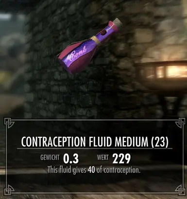 Contraception fluid