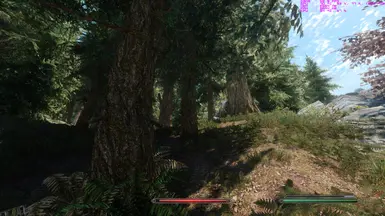 Large Lush trees with Enhanced Landscapes and DynDoLod