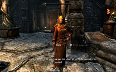 Jolene at Temple of Dibella in Markarth