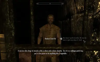 Haakon Iron-Fist at Windhelm Barracks