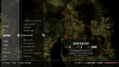 Bloodgem Staff