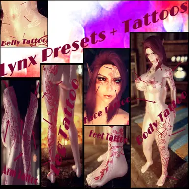 Lynx With Tattoos