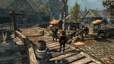 Interacting NPCs in Riften