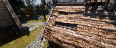 New thatch roof texture.