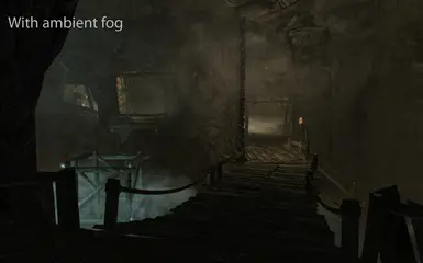 Embershed Mine with default ambient fog