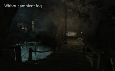 Embershed Mine without ambient fog - using this mod