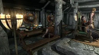 Jarls can eat at home