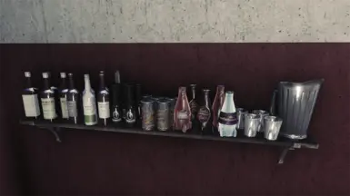 Bar shelf