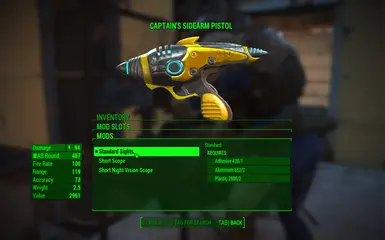 Captain s Sidearm Sights 1