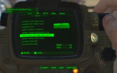 Captain s Sidearm Sights 3 Pipboy