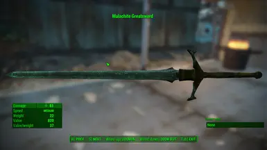 Malachite Greatsword