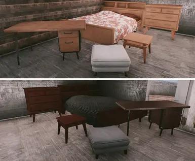 Furniture Sets Lightwood and Redwood