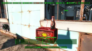 Menu Nuka World craftable radio