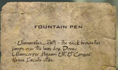 FOUNTAIN PEN