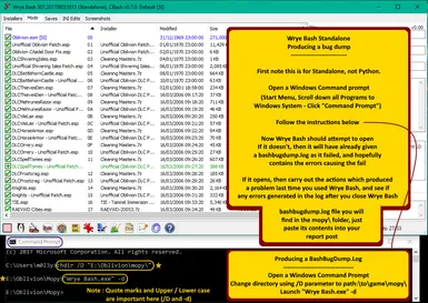 Wrye Bash Standalone bashbugdump