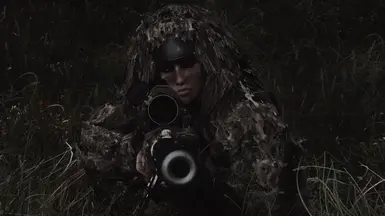 Thank you, works well with Ghillie Mod