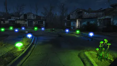 Mushroom Lights on the street