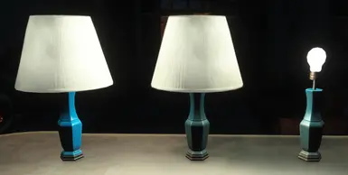 Blue Table Lamp