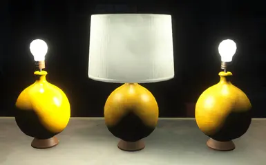 Yellow Table Lamp