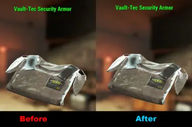 Dirty Vault-Tec Security Armor BA