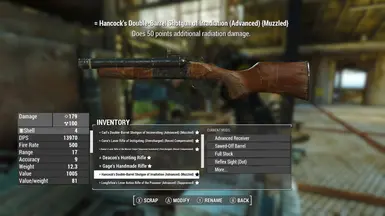 Hancock weapon customized