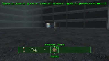 New Vault 98 menu