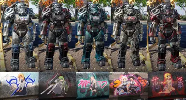 Anime Moe Kawaii Weeb Power Armor Paint