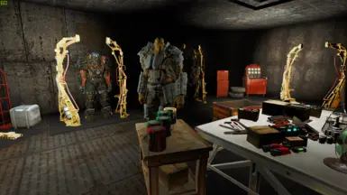 B.O.G. Bunker Power Armor room