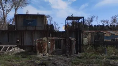 Stock Shack, Artillary Turret Exterior