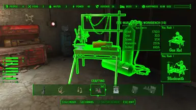 A mod-added workbench with Horizon crafting requirements