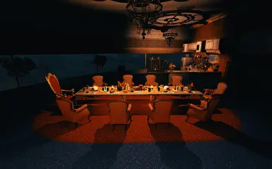 full feature blueprint - main room dining area