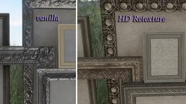 close up - Pre-War Frames and Canvas - ingame comparison 