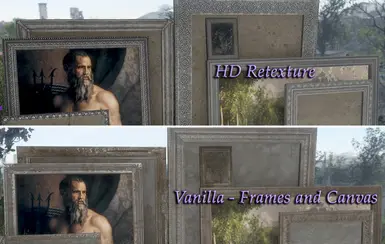 post-war Frames - ingame texture comparison