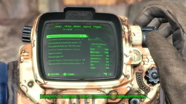 Example of translate in pip-boy menu the description of firearms 3