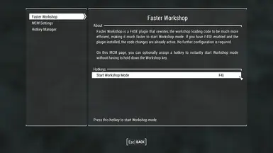 Faster Workshop (Workshop Lag Fix)