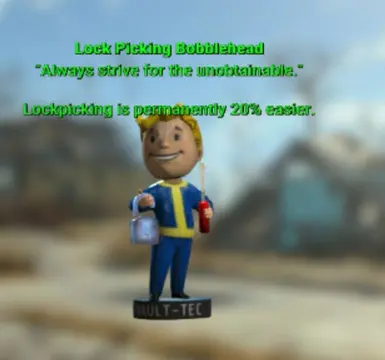 New Lockpick Bobblehead Description