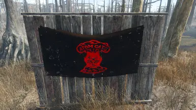 Red/Black Atom Cats flag by Wanamingo