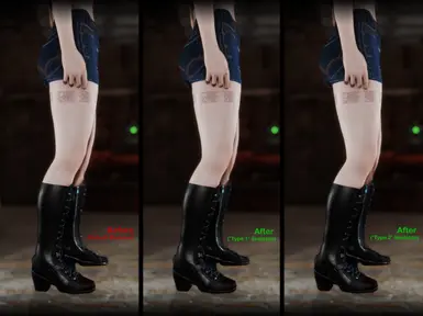 Comparison (Knee Fix - custom CBBE Vanilla)