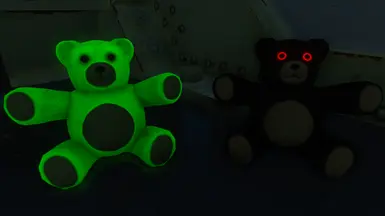 Rad-Bear and Teddy Fear Glowmaps