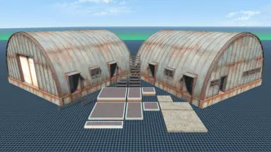 Quonset Hut Military Set