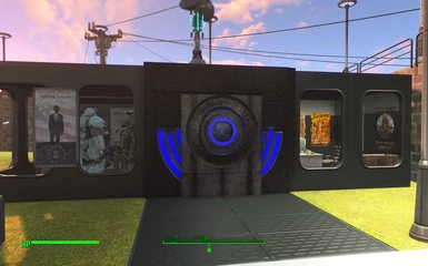 Enclave Recruitment Office using this mods Door and Antenna