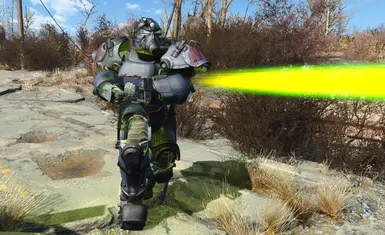 Ultracite Power Armor With Matching Rifle