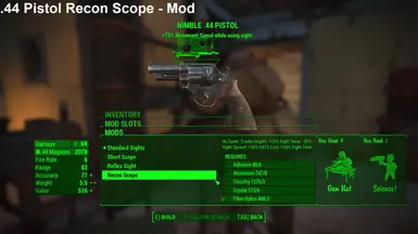 44 Pistol Recon Scope Mod