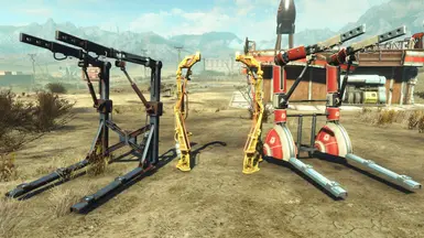 Power Armor Workbenches (Responders, Small and Red Rocket)