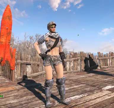 Invisible chest plus variant boots with bluish paint camo2 option