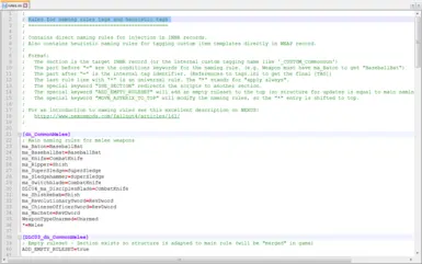 Edit custom INNR rules for automatic injection and heuristic tag rules