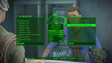 Legendary Vault-Tec Power Armor for sale in Vault 81