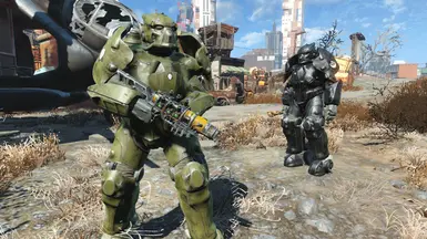 Gunner and BoS in Enclave Power Armor